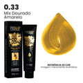 Coloração Profissional 60g Pro Color - 0.33 Mix Dourado Intenso