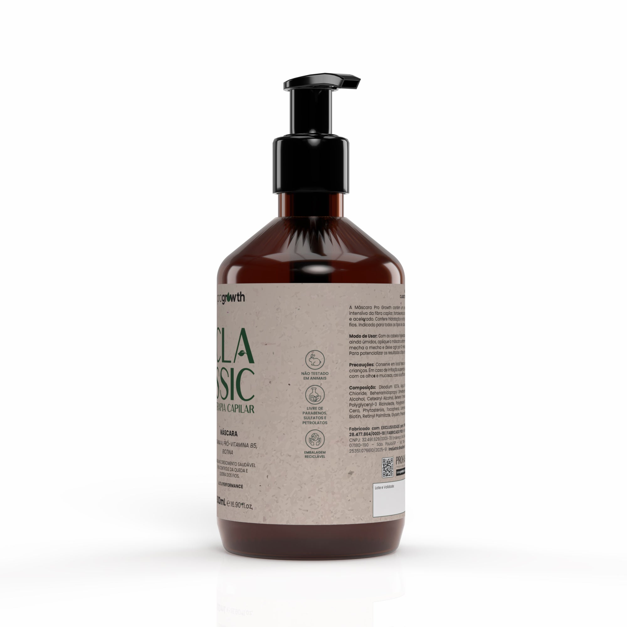 Máscara para Crescimento Capilar Pro Growth Classic 500mL