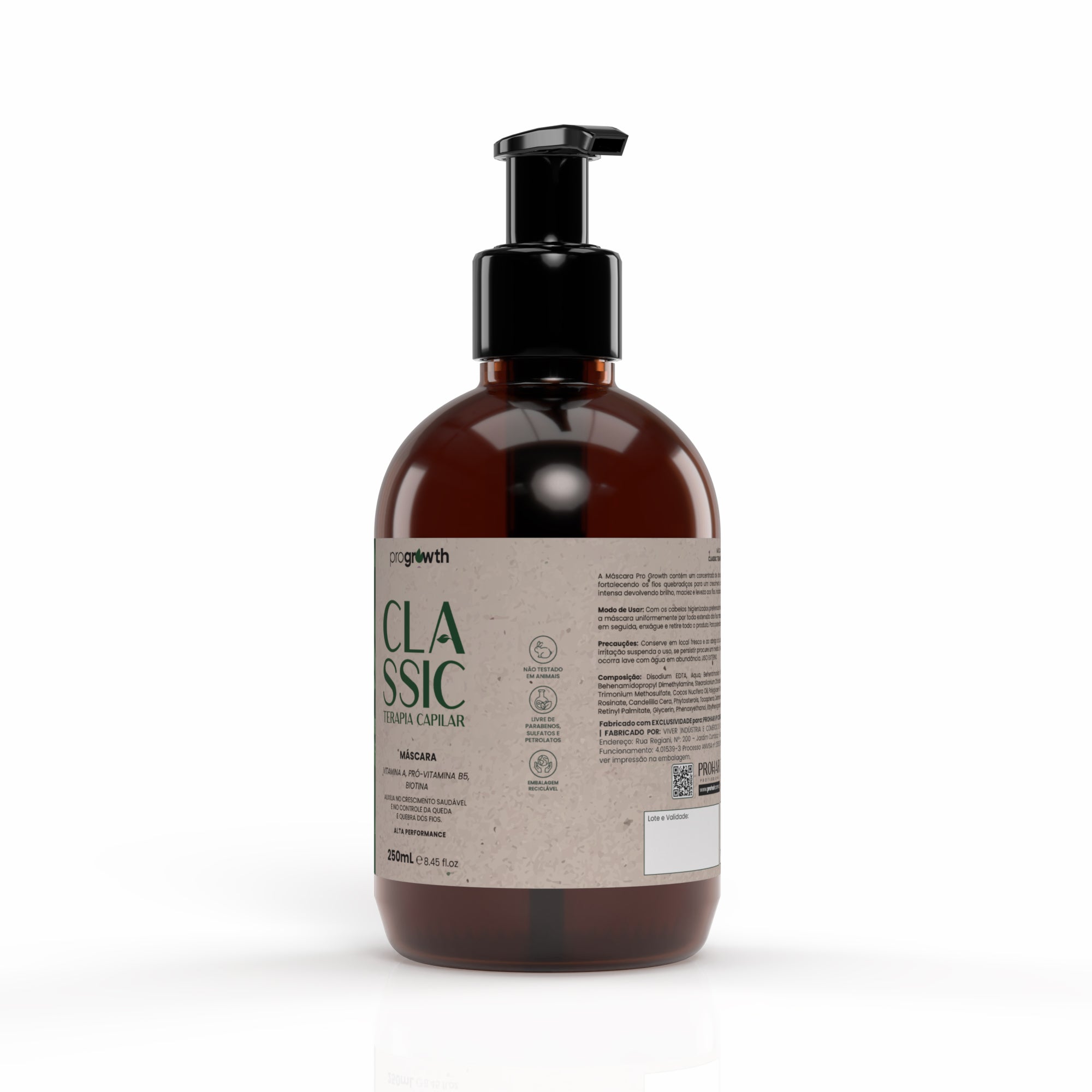 Máscara para Crescimento Capilar Pro Growth Classic 250mL