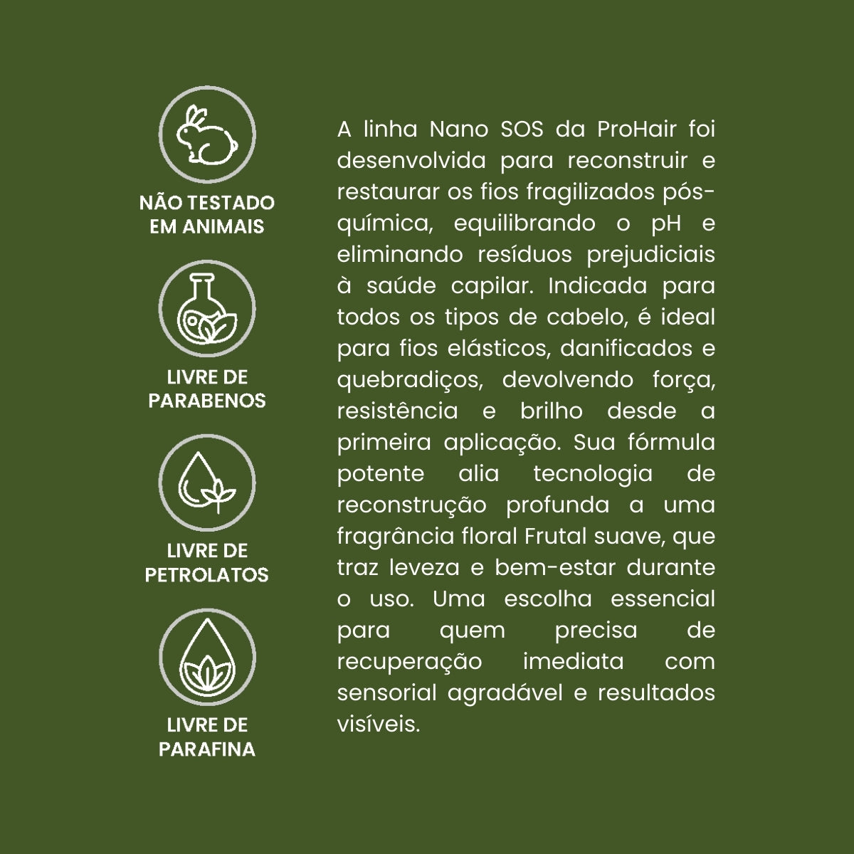 Máscara de Reconstrução Nano S.O.S 1kg - Prohair