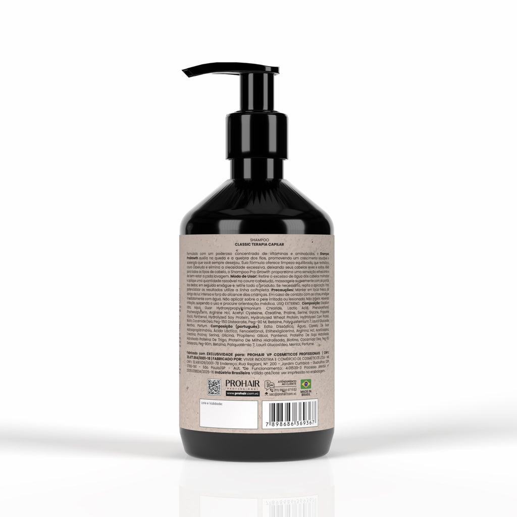 Shampoo para Crescimento Capilar Pro Growth Classic 500mL