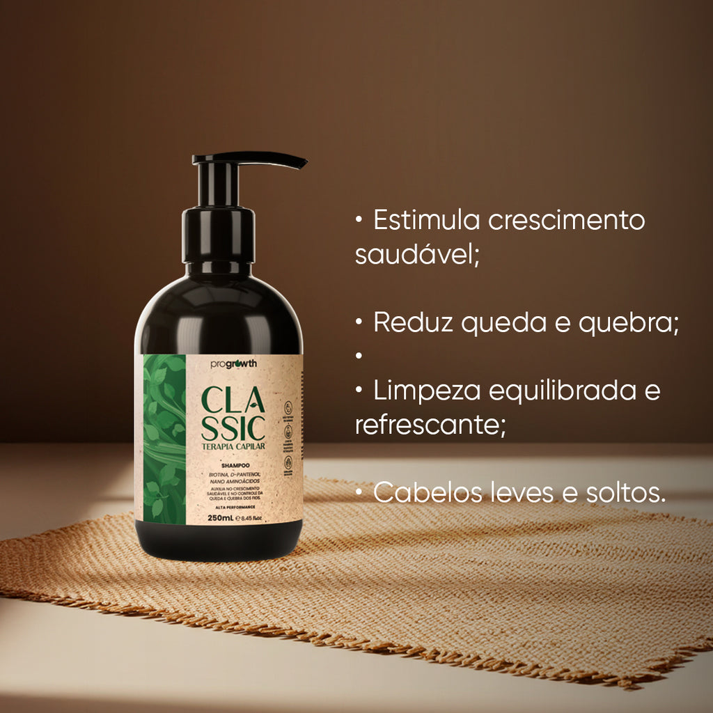 Shampoo para Crescimento Capilar Pro Growth Classic 250mL