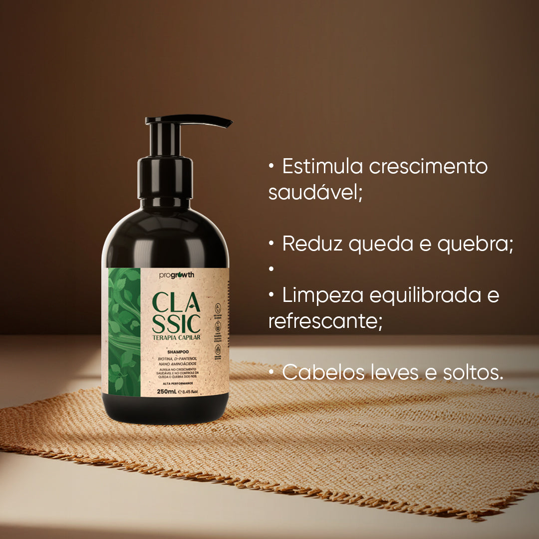 Shampoo para Crescimento Capilar Pro Growth Classic 250mL