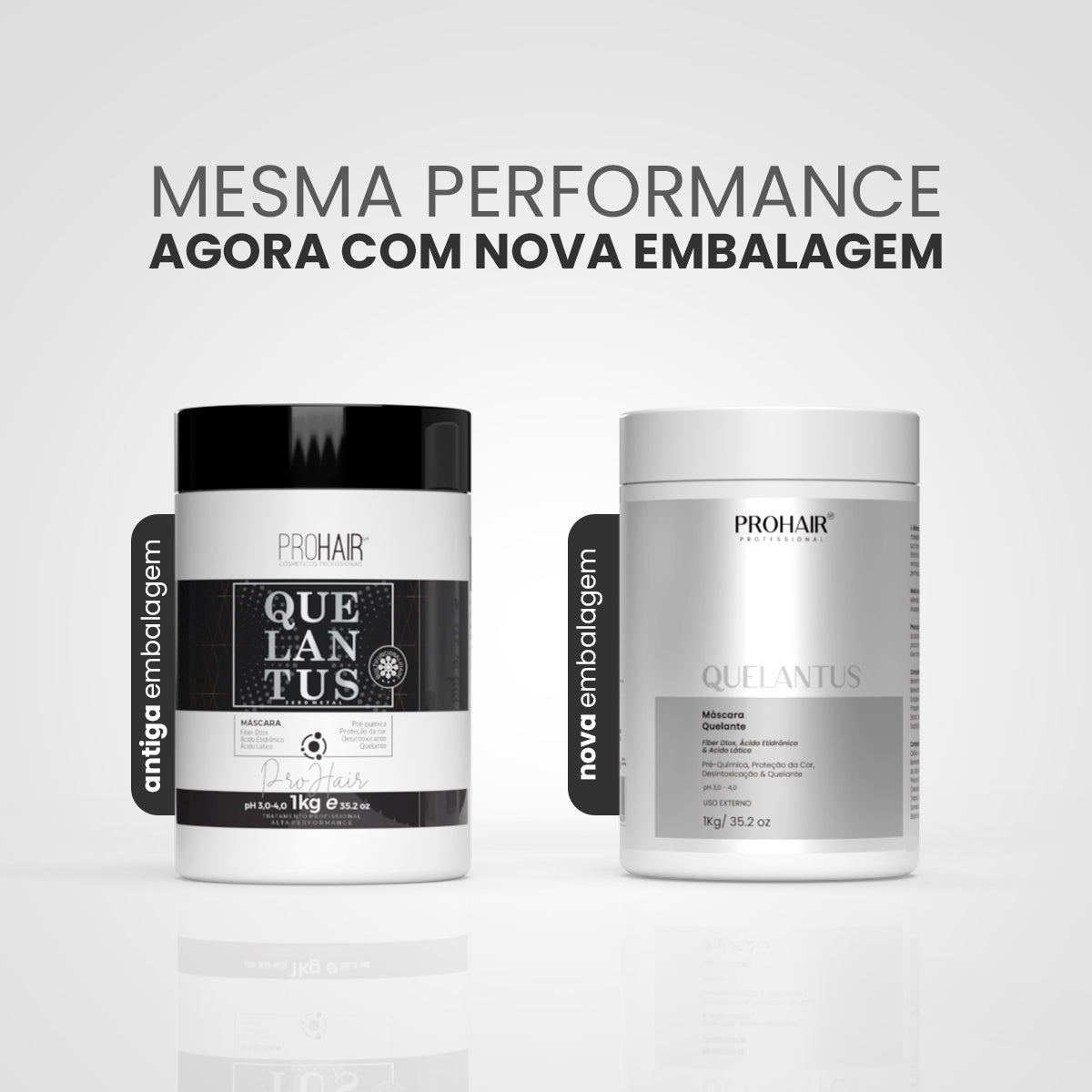 Máscara Zero Metal Quelantus 1kg - Prohair