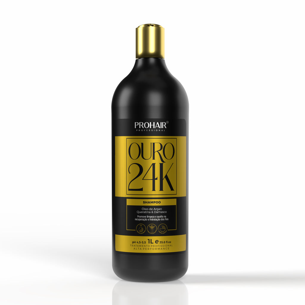 Shampoo de Hidratação Ouro 24k 1L - Prohair