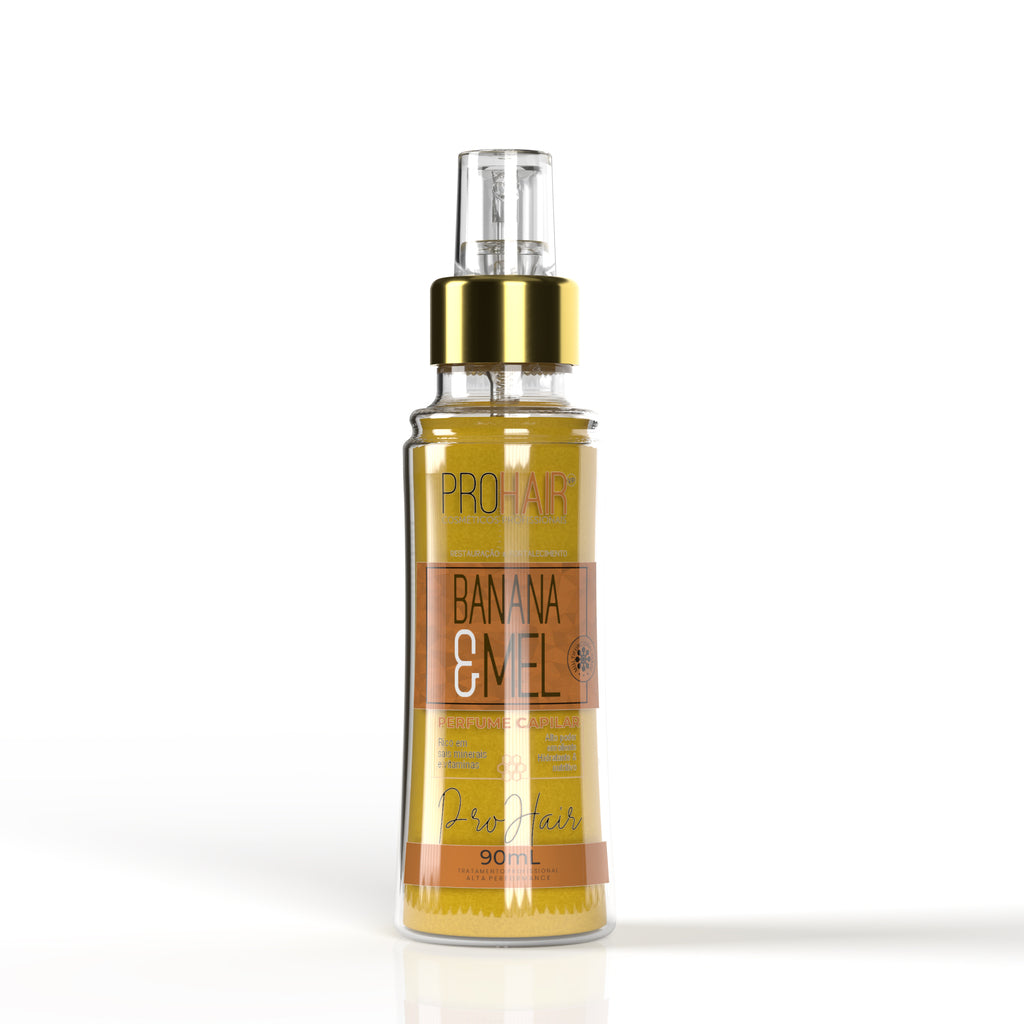 Perfume Capilar de Nutrição Intensa Banana e Mel 90mL - Prohair