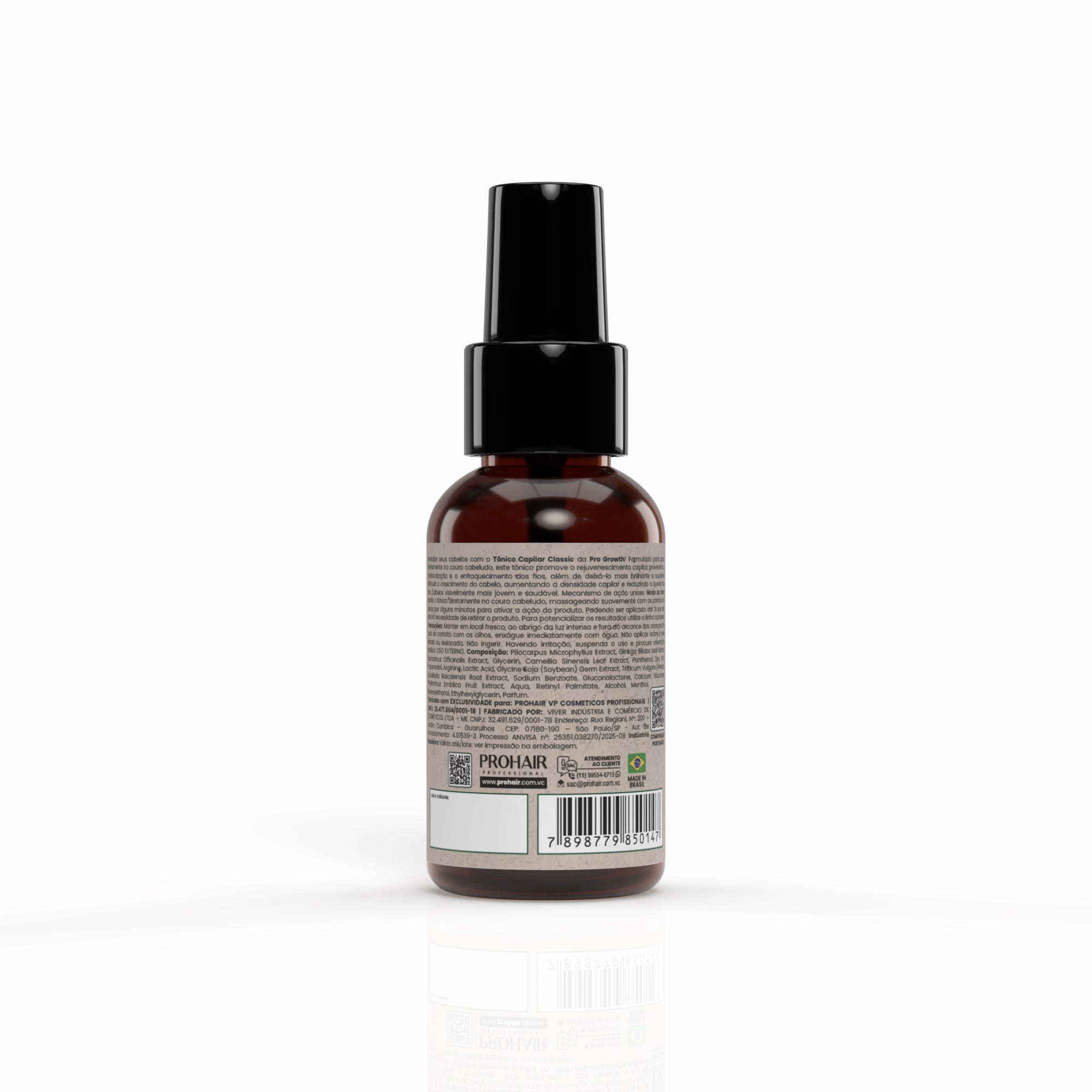 Tônico para Crescimento Capilar Pro Growth Classic 30mL