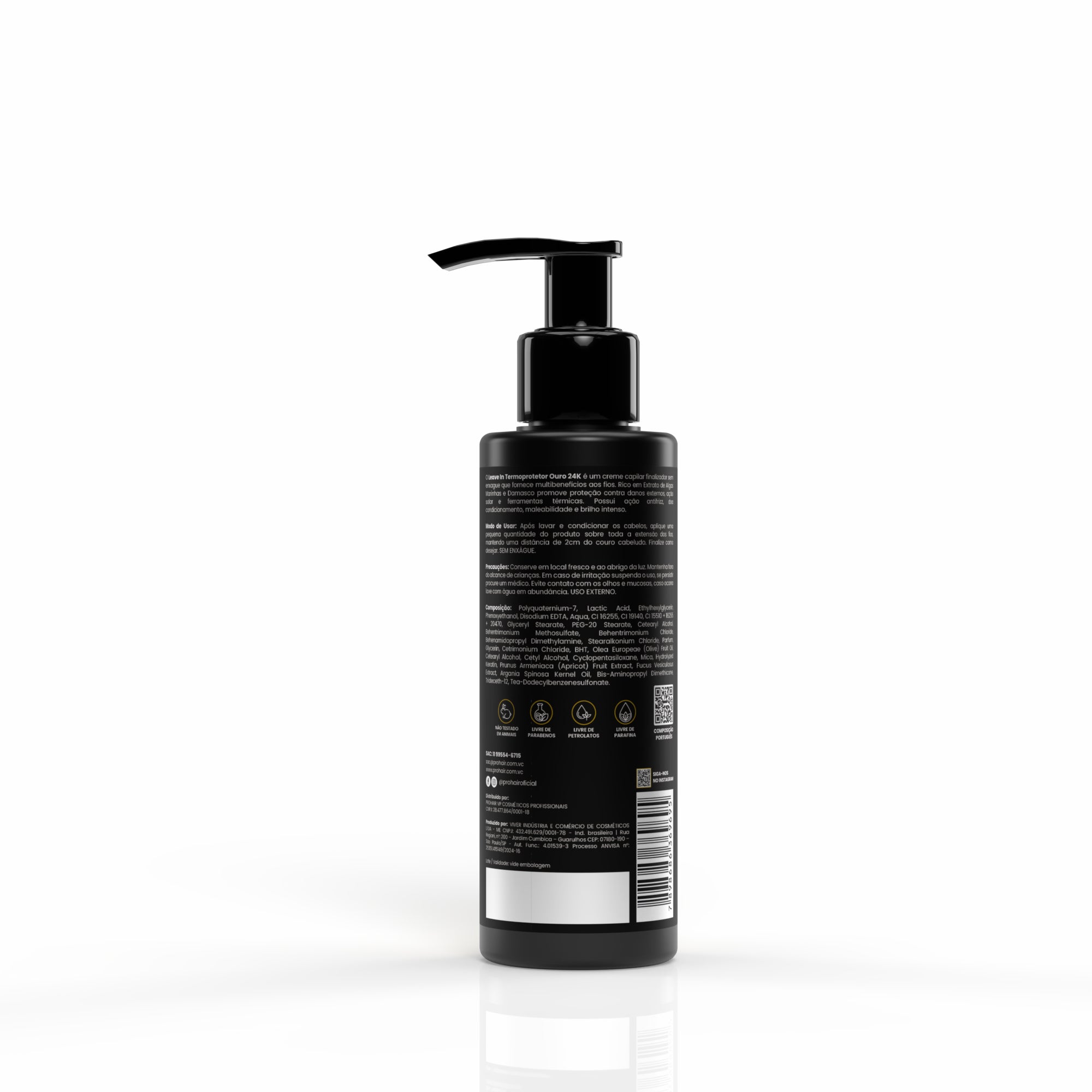Leave In de Hidratação Ouro 24K 200ml - Prohair