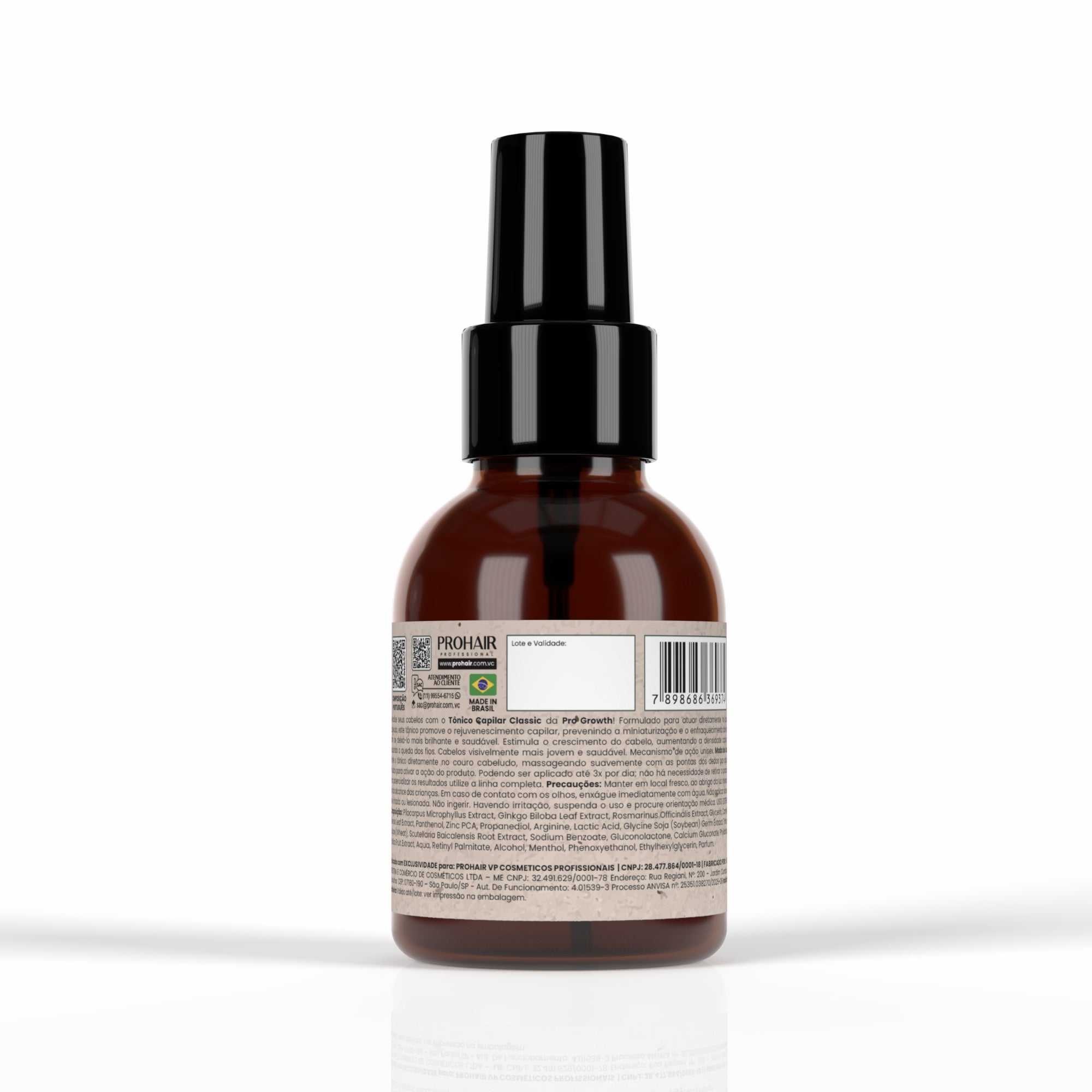 Tônico para Crescimento Capilar Pro Growth Classic 100mL