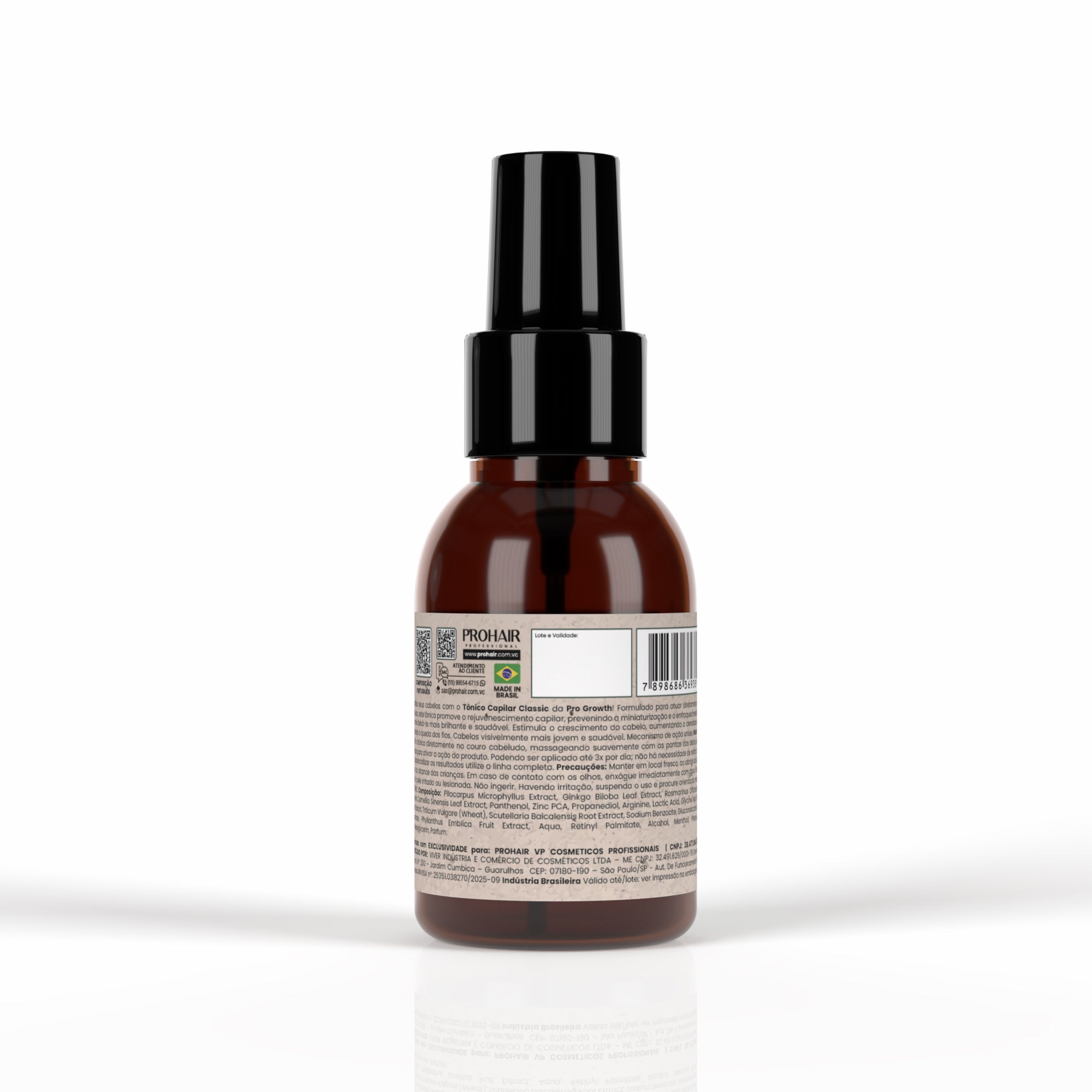Tônico para Crescimento Capilar Pro Growth Classic 60mL