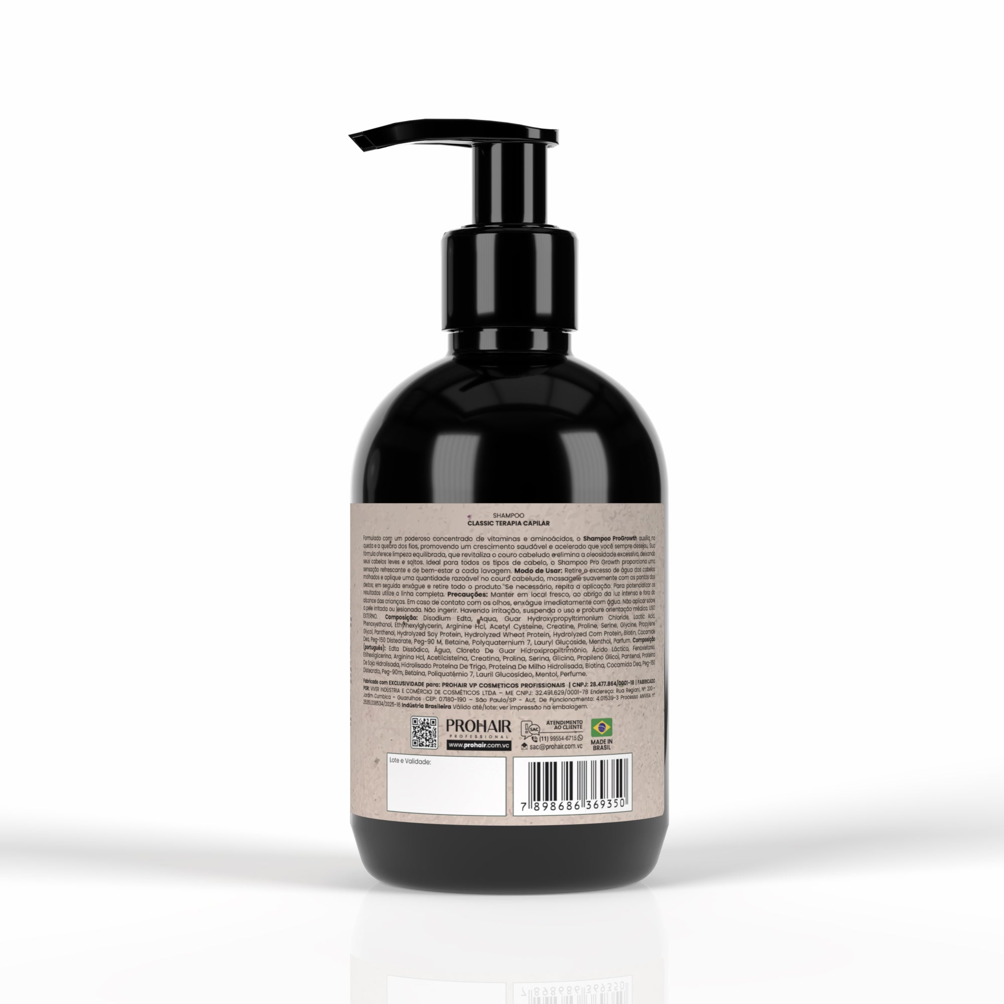 Shampoo para Crescimento Capilar Pro Growth Classic 250mL