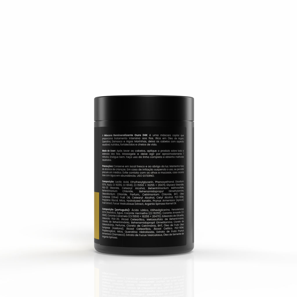 Máscara de Hidratação Ouro 24K 1kg - Prohair