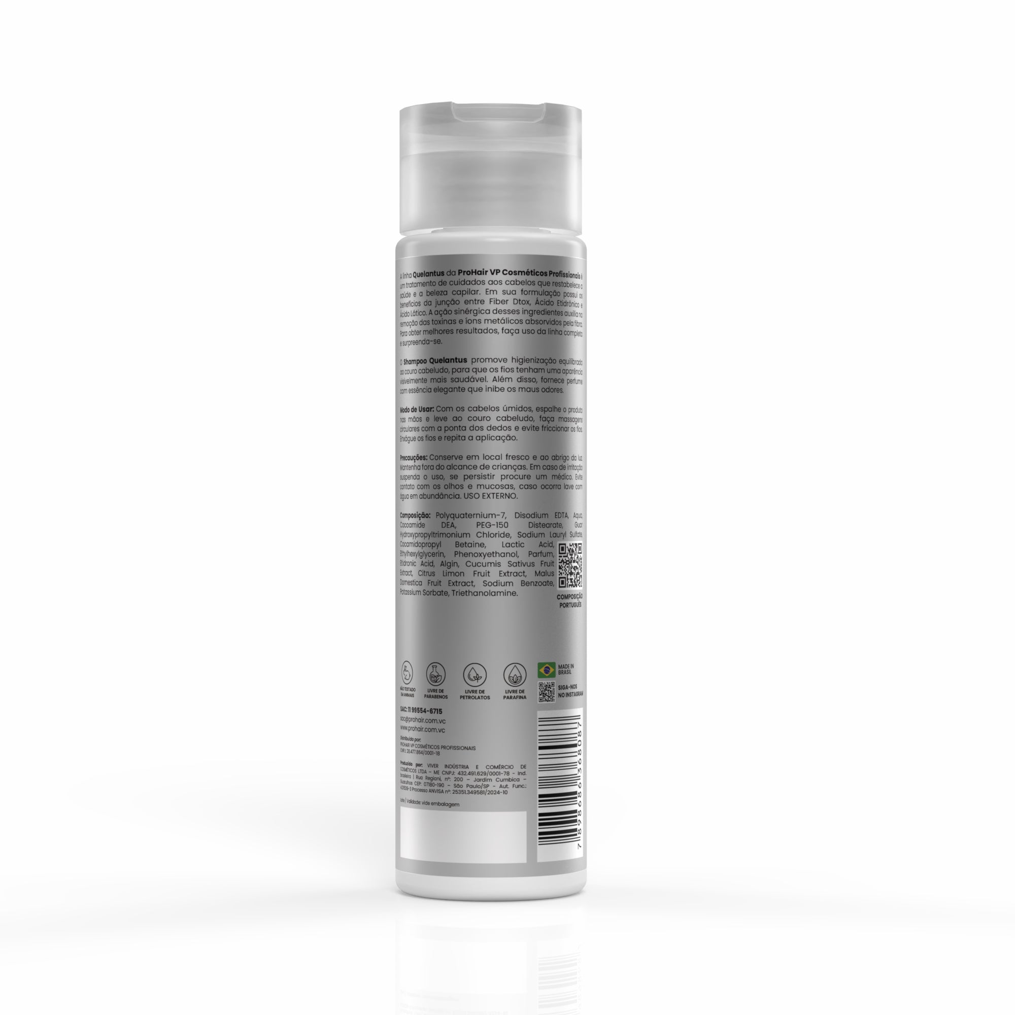 Shampoo Zero Metal Quelantus 300mL - Prohair