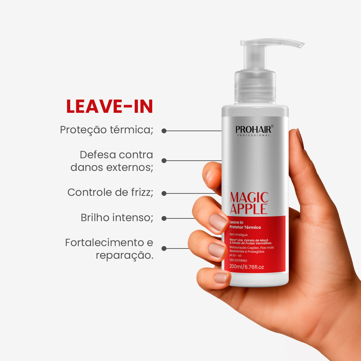 Leave In Acidificante Magic Apple 200mL - Prohair