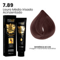 Coloração Profissional 60g Pro Color - 7.89 Louro Médio Irisado Acinzentado
