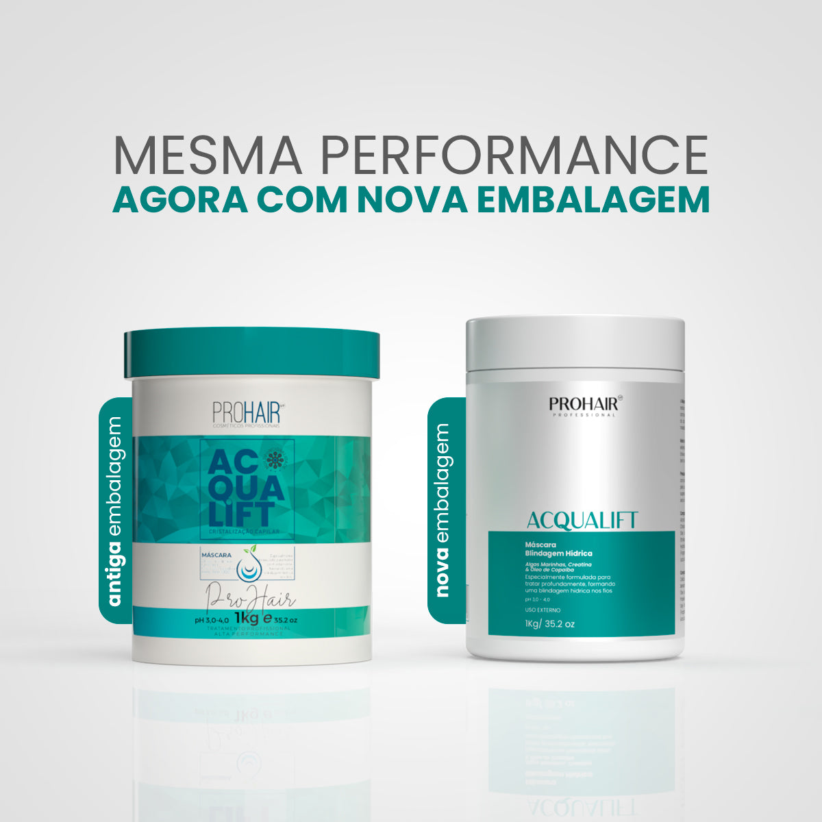 Máscara de Hidroreconstrução Acqualift 1kg - Prohair