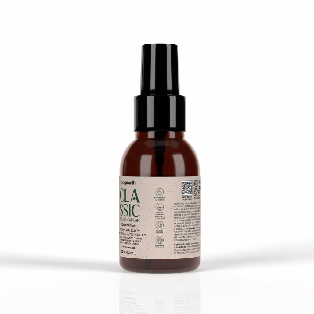 Tônico para Crescimento Capilar Pro Growth Classic 60mL