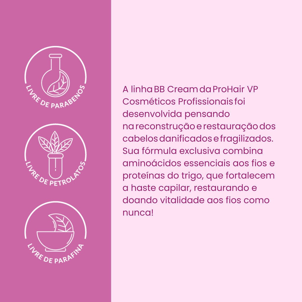 Condicionador de Reconstrução Profunda BB Cream 1L - Prohair