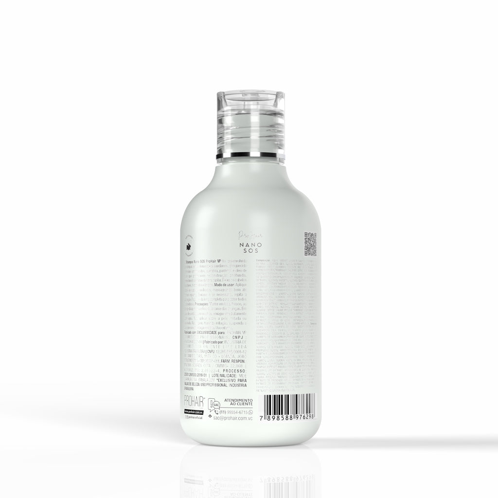 Shampoo de Reconstrução Nano S.O.S 300mL - Prohair
