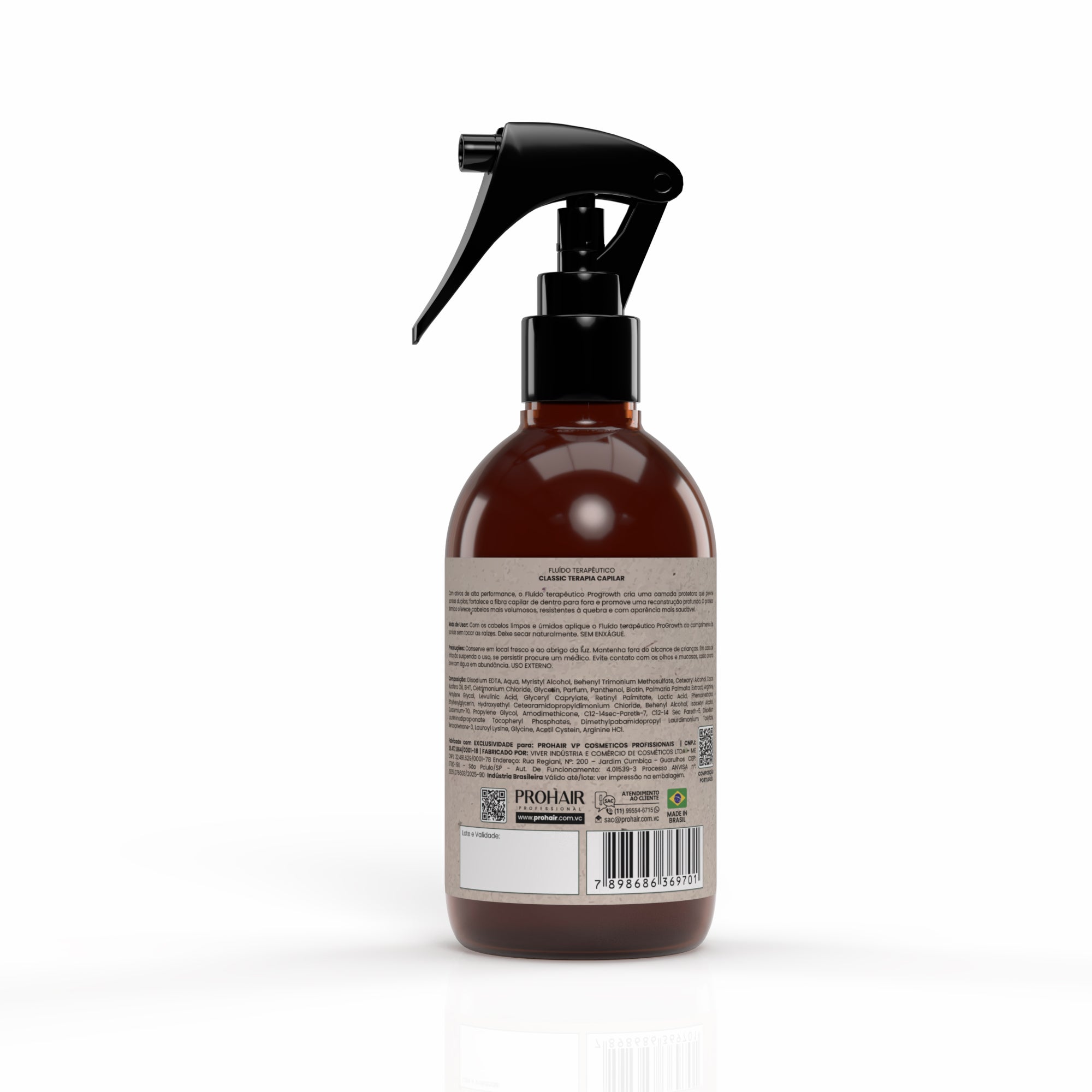 Fluido Terapêutico Terapia Capilar Pro Growth Classic 200mL